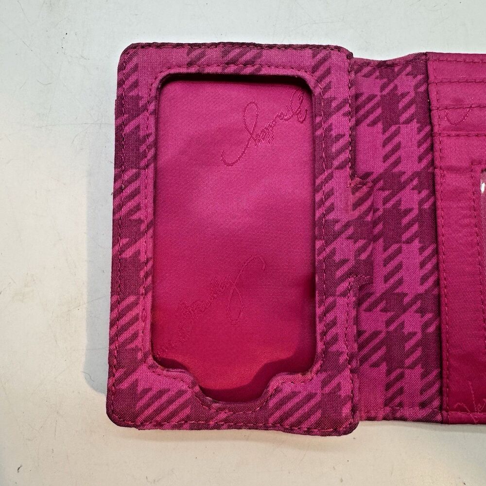 Vera Bradley Paisley Meets Plaid Wristlet Ipod Phone Slot Wallet Card Organizer - Picture 9 of 10